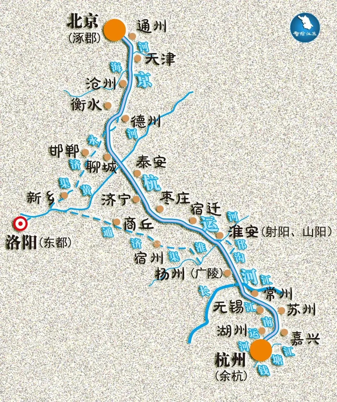 用上帝视角领略千年运河的前世今生